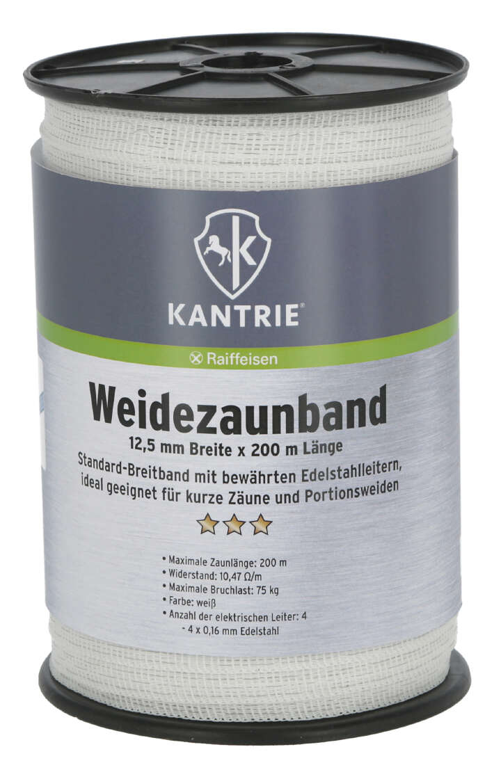 KANTRIE Weidezaunband für kurze Zaunanlagen